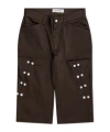 Kiko Kostadinov Inex Snap Shorts In Brown