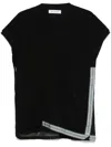 Kiko Kostadinov Inex Mesh Sleeveless T-shirt In Black