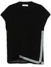 Kiko Kostadinov Inex Mesh Sleeveless T-shirt In Black