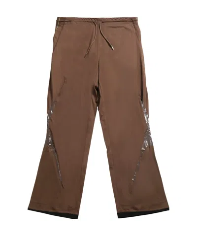 Kiko Kostadinov Jersey Trouser In Brown
