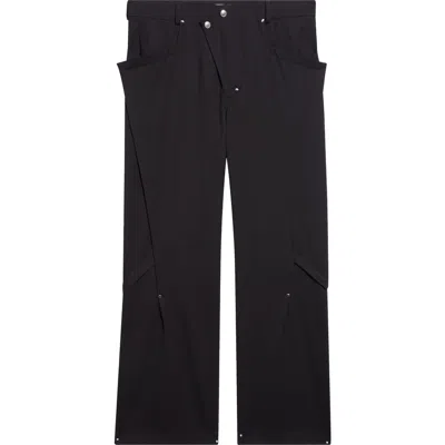 Kiko Kostadinov Kraner Stretch Virgin Wool Trousers In Black
