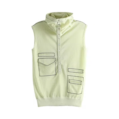 Pre-owned Kiko Kostadinov Kreiner Knit Rollneck 'pastel Green' | Women's Size 38