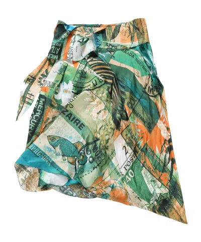 Kiko Kostadinov Kukri Draped Skirt