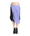 Kiko Kostadinov Kukri Draped Skirt In Multi