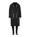 Kiko Kostadinov Bowie Tailored Coat Sable In Black