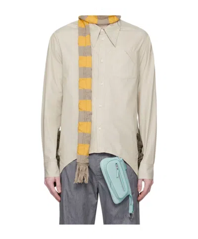 Kiko Kostadinov Lapel Shirt In Nude