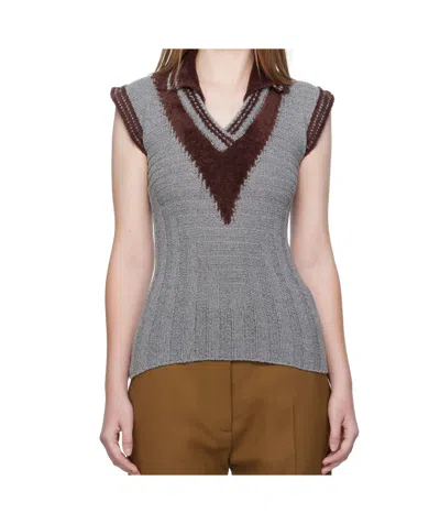 KIKO KOSTADINOV LAPEL SWEATER