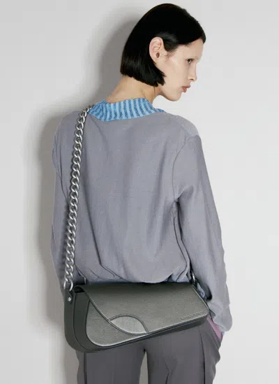 Kiko Kostadinov Gray Large Trivia Bag In Grey