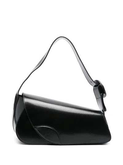 Kiko Kostadinov Large Trivia Shoulder Bag In Black