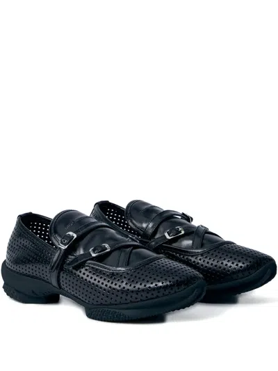 Kiko Kostadinov Leather Loafers In Black