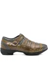 Kiko Kostadinov Leather Loafers In Multi