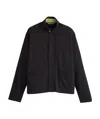 Kiko Kostadinov Levi's X  Asymmetric Stand Collar Jacket In Black