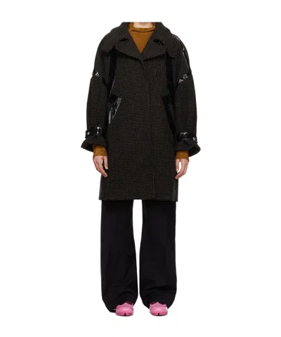 Kiko Kostadinov Long-sleeved Coat In Black