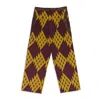 Kiko Kostadinov Maroon Aristides Wide Trousers In Multi