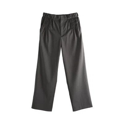 Pre-owned Kiko Kostadinov Melange Wool Minna Gathered Trouser 'umber Brown' | Men's Size 46