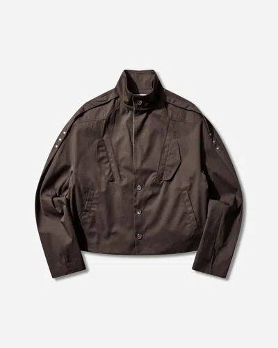 Kiko Kostadinov Men S Egreta Jacket Palm In Brown