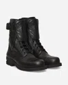 Kiko Kostadinov Men S Fitz Military Boots Petrol In Black