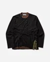 Kiko Kostadinov Inex Mesh Top Jersey In Black