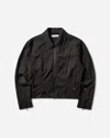 Kiko Kostadinov Men S Kraner Cropped Blouson Crow In Black