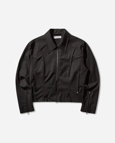 Kiko Kostadinov Men S Kraner Cropped Blouson Crow In Black
