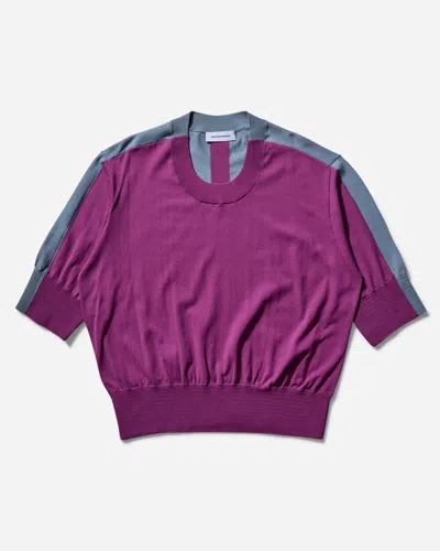 Kiko Kostadinov Men S Zafar Knitted Top Chinese In Purple
