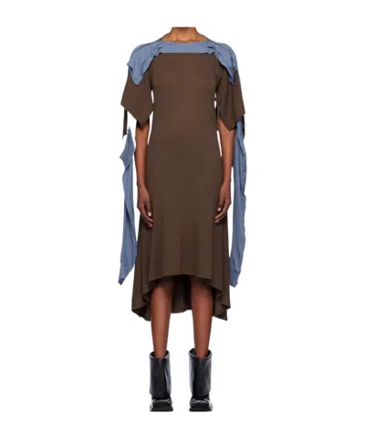 Kiko Kostadinov Midi Dress In Multi