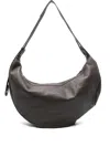 Kiko Kostadinov Moravia Leather Curved Shoulder Bag In Brown