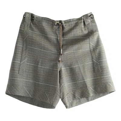 Pre-owned Kiko Kostadinov Mosaic Check Kyan Shorts 'taupe Check' | Tan | Men's Size 46 In Brown