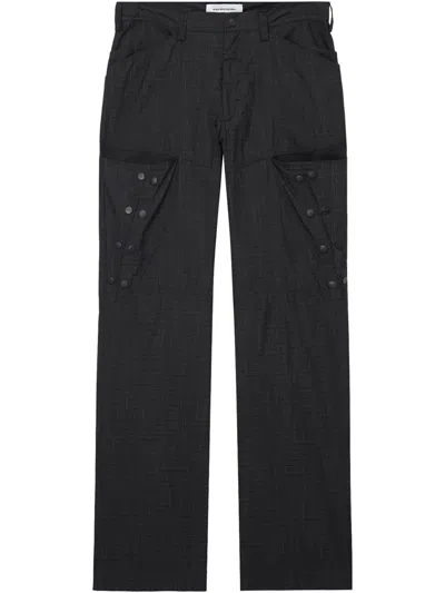 Kiko Kostadinov Multi-pocket Trousers In 黑色