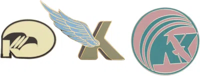 Kiko Kostadinov Multicolor Ali Brooch Set