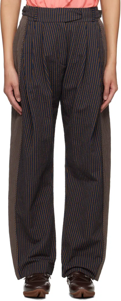 Kiko Kostadinov Multicolor Cauda Pleated Trousers