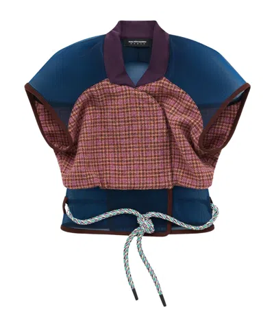 KIKO KOSTADINOV MULTICOLOR EARTHA FITTED JACKET