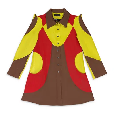 Kiko Kostadinov Multicolor Monoceros Long Jacket