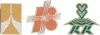 Kiko Kostadinov Multicolor Sunrise Brooch Set In Silver / Gold + Mult