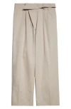 Kiko Kostadinov Off-white Navin Wide Trousers In Seedpearl