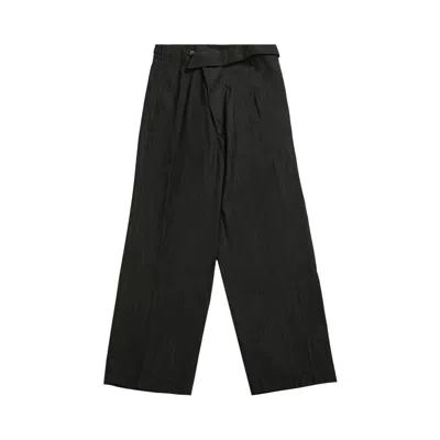 Pre-owned Kiko Kostadinov Navin Wide Trouser 'black Obsidian' | Men's Size 48