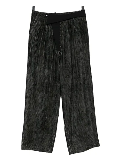 Kiko Kostadinov Navin Wide Trousers In Black