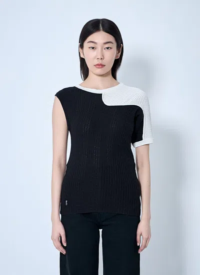 Kiko Kostadinov Nomas Knit Top In Black