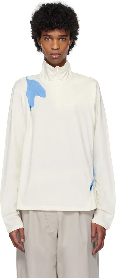 Kiko Kostadinov Off-white Alec K-dart Sweatshirt In Off White