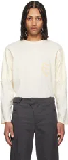Kiko Kostadinov Off-white Fox Racing Edition Fox Long Sleeve T-shirt In Off Wht