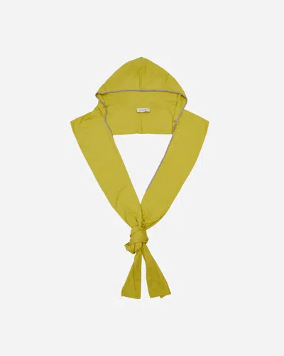 Kiko Kostadinov Ohne Hood Scarf Lime In Green