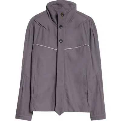 Kiko Kostadinov Ohne K-dart Jacket In Iron Grey