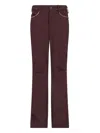 Kiko Kostadinov Burgundy Ohne K-dart Trousers In Brown