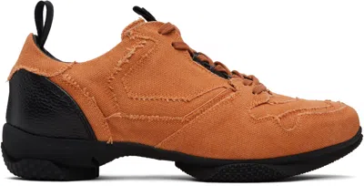 KIKO KOSTADINOV ORANGE OSTRO CANVAS SNEAKERS