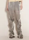Kiko Kostadinov Gray Orpheus Trousers In Silver