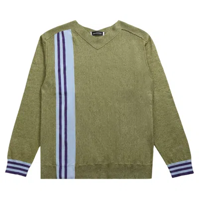 Pre-owned Kiko Kostadinov Ostro Jumper 'green Melange/blue/purple' | Multi-color | Men's Size 48