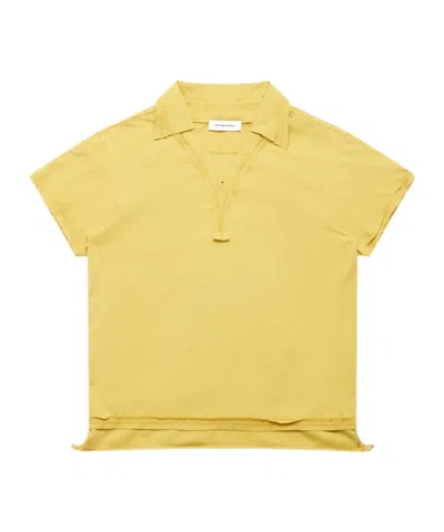 Kiko Kostadinov Otak Polo Shirt In Yellow
