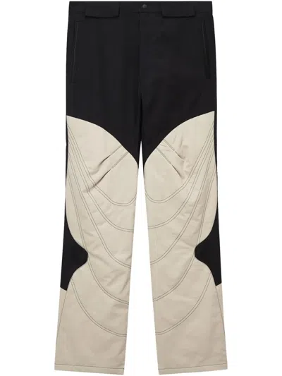 Kiko Kostadinov Panelled Design Trousers In White
