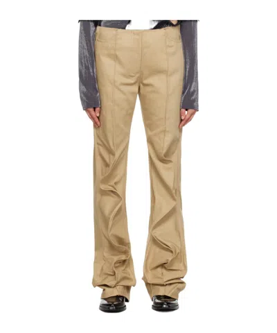 Kiko Kostadinov Patch Pocket Casual Pants In Nude