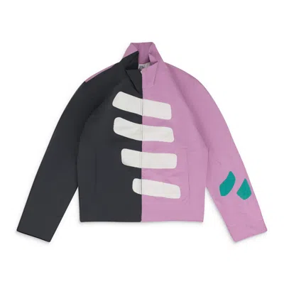 Kiko Kostadinov Pink Espinoza Track Jacket In Multi